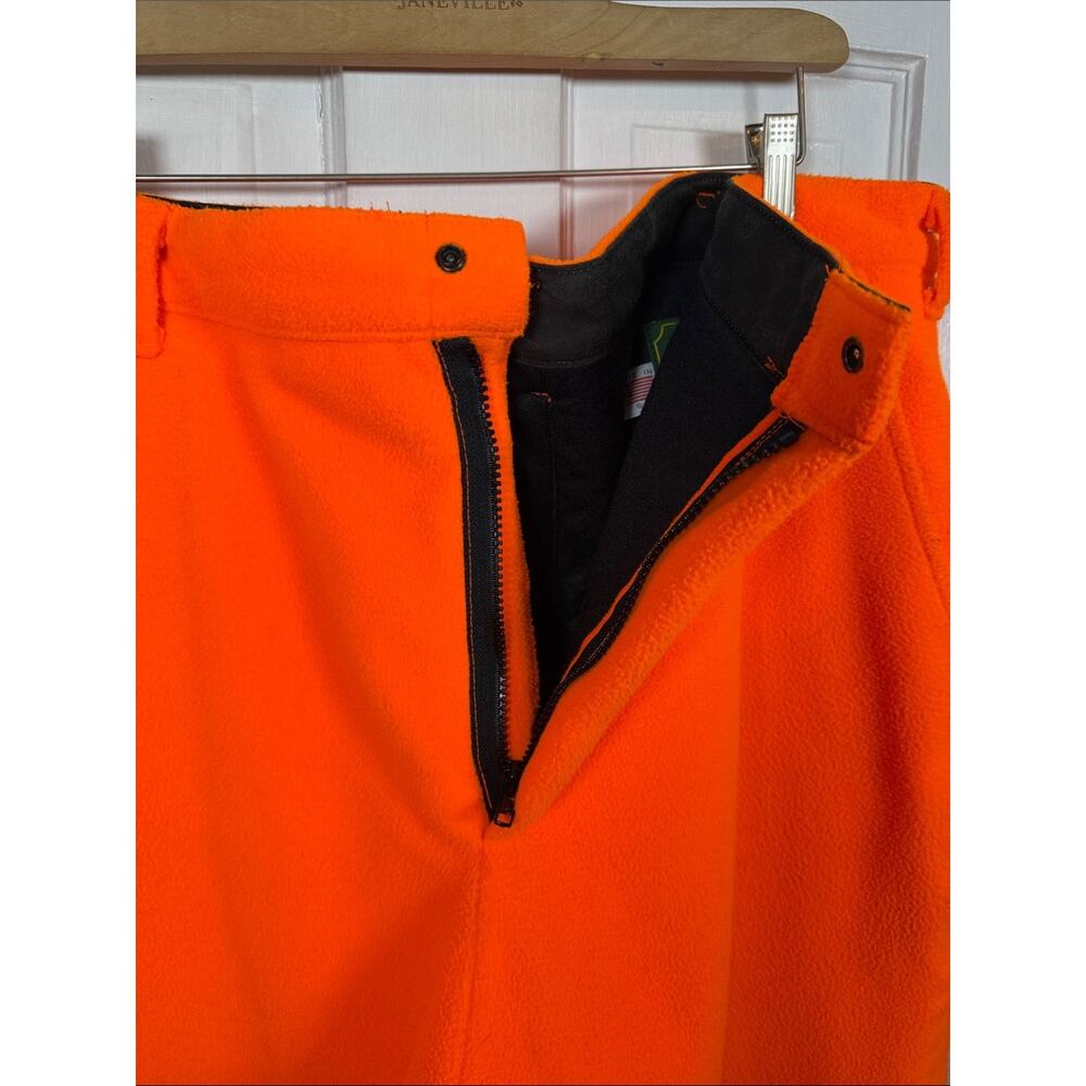 Cabela’s Vintage Whitetail Clothing Made in USA Orange Hunting Pants Sz 2XL - Picture 4 of 8